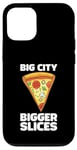 Coque pour iPhone 12/12 Pro Design amusant Love Pizza Big City Style