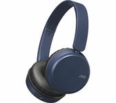 JVC, Casque Bluetooth Supra-aural, Télécommande et Micro pour Smartphones intégrésaux écouteurs, HA S35BTAU (Bleu)