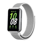 Nylon för Samsung Galaxy Fit 3 Justerbart elastiskt armband Klockarmband för iWatch Samsung Galaxy Fit3 Band Tillbehör Light gray Samsung Galaxy Fit 3