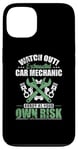 iPhone 13 Watch Out Exhausted Car Mechanic annoy own Risk Case