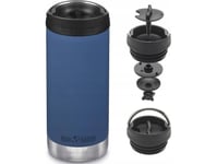 Klean Kanteen Kanteen Tkwide Vi (Med Kaffekork), 355 Ml/12 Oz, Real Teal