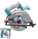 Total Li-Ion 20V Cordless Circular Saw 185mm (No Battery) Brushless Motor