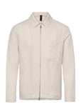 Julius Linen Overshirt Designers Overshirts Beige J. Lindeberg