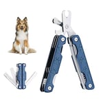 Vinabo Coupe Ongles Chien, 4 en 1 Coupe Griffes Chien avec Lime à Ongles, Ciseau Ongles Chien Professionnel avec Cran de Sécurité, Chien Toilettage Coupe Ongles pour Grands Moyens et Petits Chiens