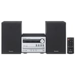 Micro chaîne Cd PANASONIC SC-PM250BEG-S Bluetooth USB 2 enceintes 20W MP3 Noir et gris