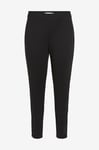 Evoked Vila - Leggings viSofie HW Zipper Ankle Leggin/cur - Svart