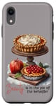 Coque pour iPhone XR Harvest Beauty is in the Pie of the Beholder Cute Fall Humour