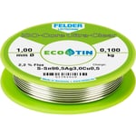 Felder ISO-Core Ultra Clear SAC305 Étain à souder bobine Sn96,5Ag3Cu0,5 0.100