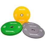 Viktpaket 60kg Bumper Plates i Färg Pro - Recoil