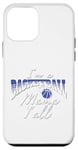 Coque pour iPhone 12 mini Southern Moms Cadeau de basket-ball fantaisie pour femme Bleu et blanc