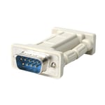 StarTech DB9 RS232 Serial Null Modem Adapter - Null modem adapter - DB-9 (M) to DB-9 (F) - NM9MF - null modem-adapter - DB-9 til DB-9