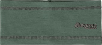 Bergans Juniors' Wool Headband Dark Jade Green, 50