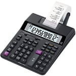 Casio Printing Calculator with Roll HR-200RCE 12 Digit Display Black