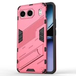 EIDERWOOD OnePlus Nord 4 (5G) Hybrid Håndverker Deksel med Kickstand - Rosa