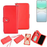 Wallet Mobile phone cover Vivo Y300 Pro Phone protective Case red