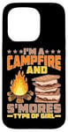 iPhone 15 Pro I'm A Campfire And S'mores Type Of Girl Campsite Fun Case