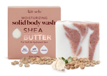 Kitsch Shea Butter Exfoliating Body Wash 113g - Vegan, Almond & Shea Fragrance