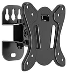 13" to 32" TV Wall Mount Tilt Swivel 75x75 100x100 VESA Monitor 19" 21" 22" 27"