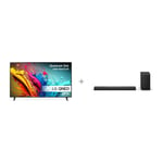 LG 55'' QNED 85 – 4K TV (2024) + LG S70TY 3.1.1 Soundbar Dolby Atmos -tuotepaketti