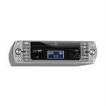 auna KR-400-CD Radio de cuisine tuner DAB+ /PLL FM Lecteur CD MP3 - Argent