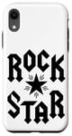 iPhone XR Cool Rock and Roll Star, I Love Rock Loud Music, Rock & Roll Case