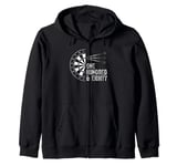 Dart TShirt One Hundred And Eighty 180 Darts Zip Hoodie