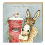 Christmas Cards 5 Pack Postbox Donkey – Sarah Reilly Love Country Xmas Cards