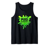 Funny Slime Scientist Mad Slimentist Slime Green Tank Top