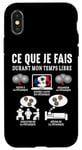 Coque pour iPhone X/XS les boules Boccia Boule ce que je fais Pétanque boules Drôle