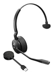 Jabra Engage 55 SE Mono Casque MS, Link 400c DECT Adaptateur USB-C, câble USB-C vers USB-C, étui de Transport, Garantie et Avertissement (brochures de sécurité)