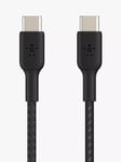 Belkin BoostCharge Braided USB-C to USB-C Cable, 1m, Black