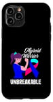 Coque pour iPhone 11 Pro Thyroid Cancer Awareness Thyroid Warrior Incassable