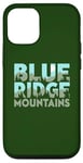 Coque pour iPhone 12/12 Pro Blue Ridge Mountains Typography Outdoors Art