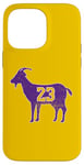 iPhone 14 Pro Max Vintage GOAT 23 Distressed Case