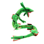 80cm Rayquaza Plyschleksak Inbyggd Skelett Söt Anime Karaktär Drakeleksak Plyschsoffa Ornament Co Green