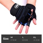 Women/men Gym Gloves With Wrist Wrap Workout Weight Lifting Fitn 7