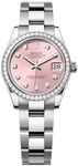 Rolex 278384RBR-0035 Datejust 31 Pinkki/Teräs Ø31 mm