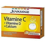 Juvamine - Vitamine C Vitamine D & Calcium, 30 Comprimés Effervescents