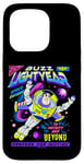 Coque pour iPhone 15 Pro Disney Pixar Toy Story Buzz Lightyear Colorful Comic Logo