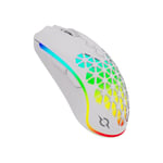 AQIRYS Gaming Mouse Dual Mode: Wirelles+Wired POLARIS valkoinen