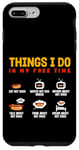 Coque pour iPhone 7 Plus/8 Plus Ce que je fais : les hot-dogs mangent Watch Inform Talk