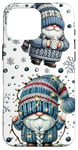 Coque pour iPhone 16 Pro Max Winter Gnome For Women Kids With Christmas Lights For Xmas