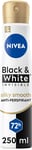 NIVEA Black & White Silky Smooth Anti-Perspirant Spray 250ml, 72hr Anti-Sweat No