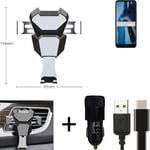 Car holder air vent mount for Nokia C5 Endi cell phone mount