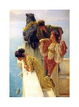 Wee Blue Coo Painting Alma-tadema Good Vantage Point Wall Art Print