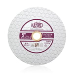 Disque Diamant Carrelage 125mm-Disque à Tronçonner pour Découpe et Meulage de Céramique Porcelaine Marbre Pierre Artificielle,avec Rondelle Amovible,pour Meuleuse d'Angle.[W420]