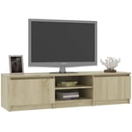 Banc tv Chêne sonoma 140x40x35,5 cm Aggloméré