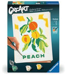 Ravensburger – CreArt 18x24 cm – Adulte – Peinture par numéros – Peach – Activité détente et créative – 25517