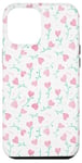 Coque pour iPhone 12 Pro Max Coeurs de jardin délicats Cottagecore motif floral aquarelle