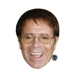 Cliff Richard Celebrity Mask, Flat Card Face